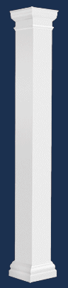 Tuscan Square Straight Shaft Architectural Column